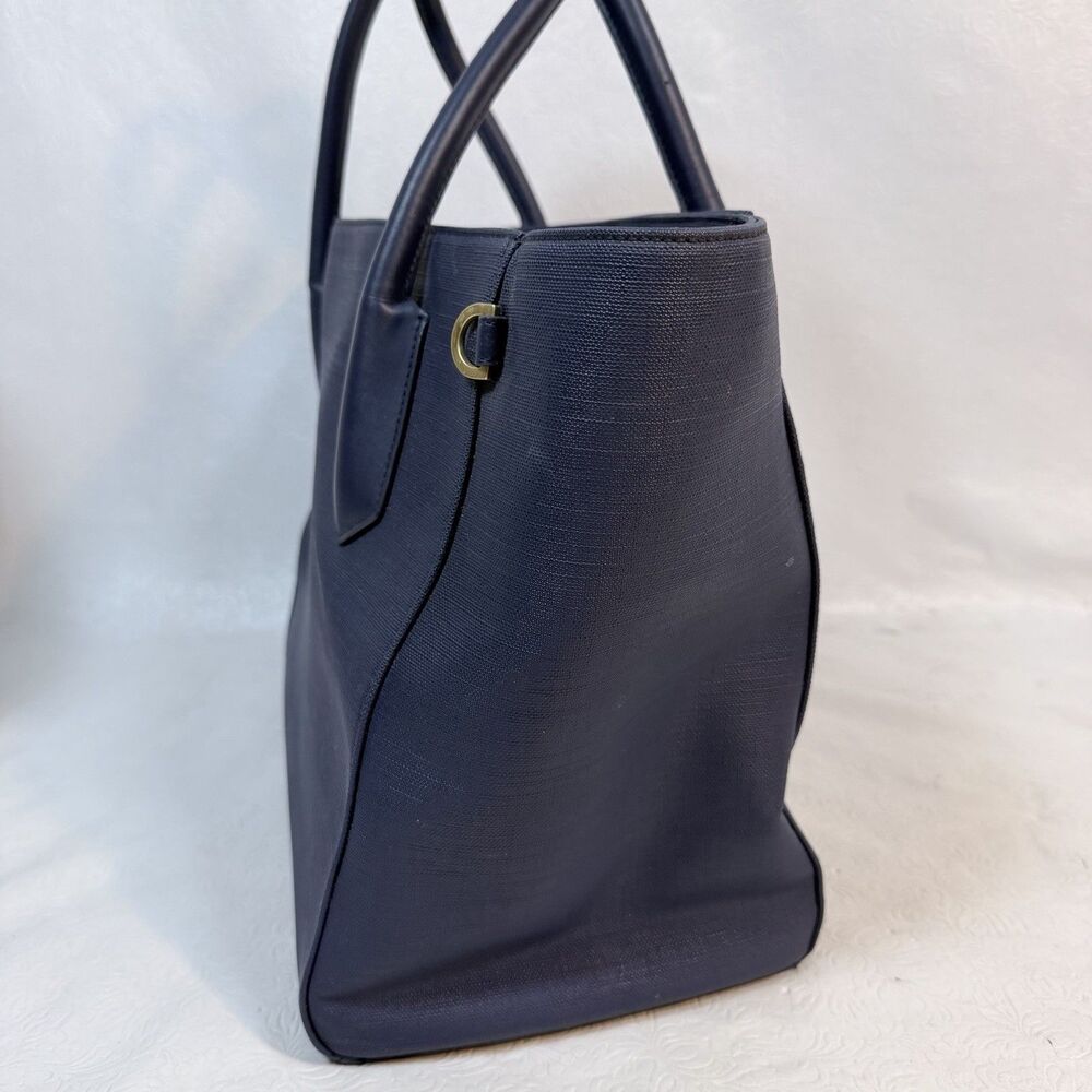 Dagne Dover Signature Navy Tote READ DAMAGE - Picture 5 of 16
